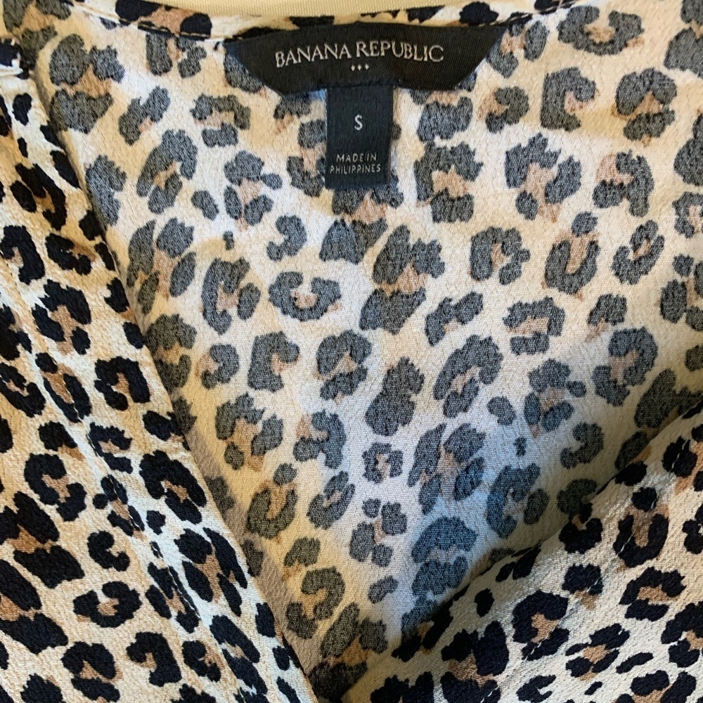 Banana republic size small leopard print dress - Picture 4 of 9